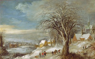 Winter Landscape by Joos or Josse de Momper